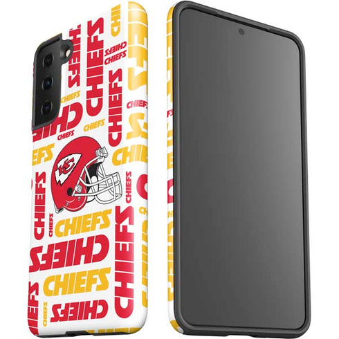NFL Kansas City Chiefs White Blast Galaxy S21 Plus 5G Pro Case