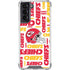 NFL Kansas City Chiefs White Blast Galaxy S22 Clear Case