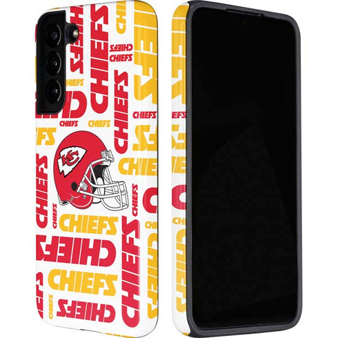 NFL Kansas City Chiefs White Blast Galaxy S22 Plus Pro Case