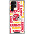 NFL Kansas City Chiefs White Blast Galaxy S22 Ultra Clear Case