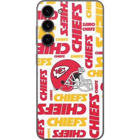 NFL Kansas City Chiefs White Blast Galaxy S23 Plus Skin