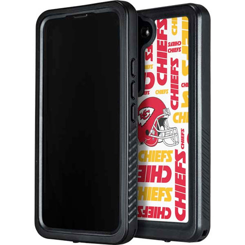 NFL Kansas City Chiefs White Blast Galaxy S23 Plus Waterproof Case