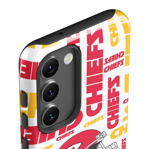 NFL Kansas City Chiefs White Blast Galaxy S23 Pro Case