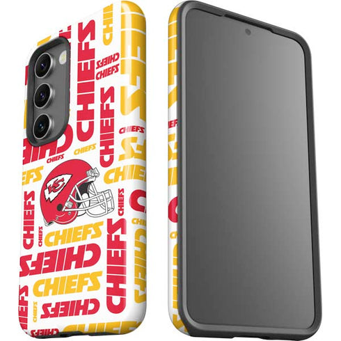 NFL Kansas City Chiefs White Blast Galaxy S23 Pro Case