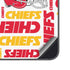 NFL Kansas City Chiefs White Blast Galaxy S23 Skin