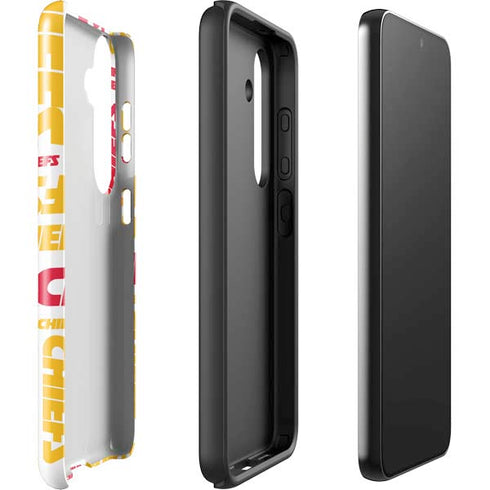 NFL Kansas City Chiefs White Blast Galaxy S24 Plus Impact Case