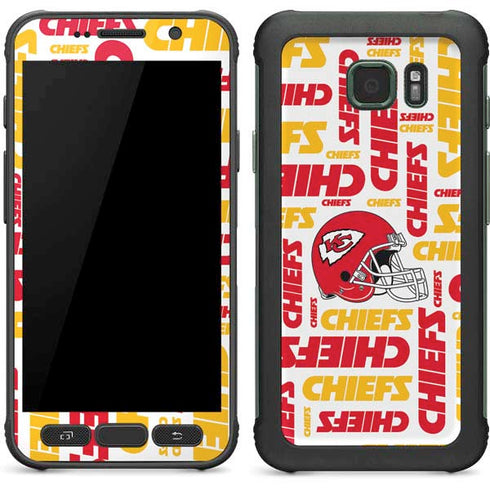 NFL Kansas City Chiefs White Blast Galaxy S7 Active Skin