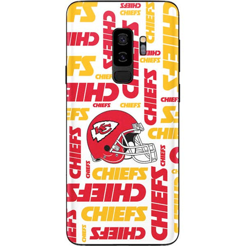 NFL Kansas City Chiefs White Blast Galaxy S9 Plus Skin