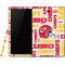 NFL Kansas City Chiefs White Blast Samsung Galaxy Tab Skin