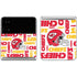 NFL Kansas City Chiefs White Blast Galaxy Z Flip4 5G Skin