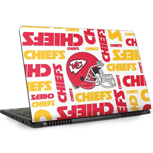 NFL Kansas City Chiefs White Blast Dell Inspiron Skin