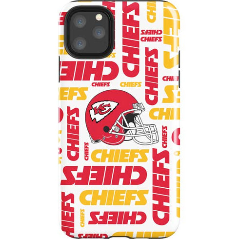 NFL Kansas City Chiefs White Blast iPhone 11 Pro Max Impact Case