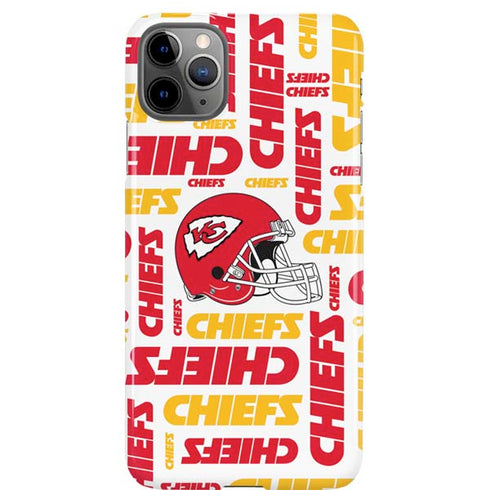 NFL Kansas City Chiefs White Blast iPhone 11 Pro Max Lite Case