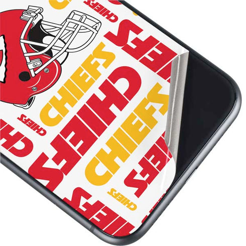 NFL Kansas City Chiefs White Blast iPhone 11 Skin