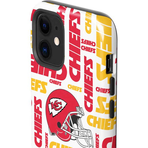 NFL Kansas City Chiefs White Blast iPhone 12 Impact Case