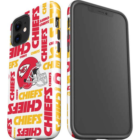 NFL Kansas City Chiefs White Blast iPhone 12 Impact Case