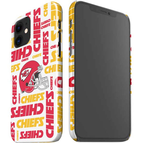NFL Kansas City Chiefs White Blast iPhone 12 Mini Lite Case