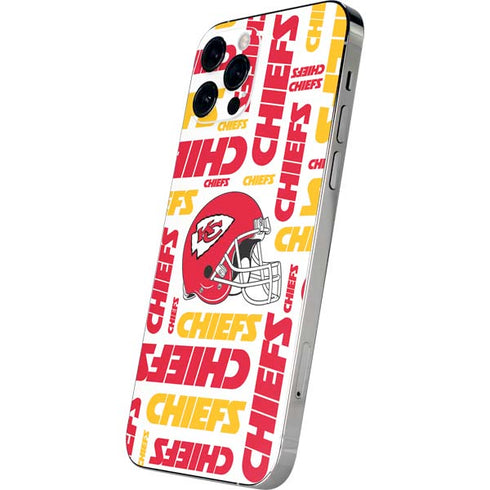 NFL Kansas City Chiefs White Blast iPhone 12 Pro Max Skin