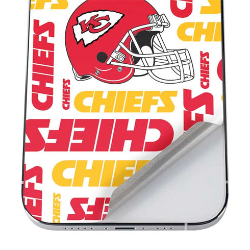 NFL Kansas City Chiefs White Blast iPhone 12 Pro Max Skin
