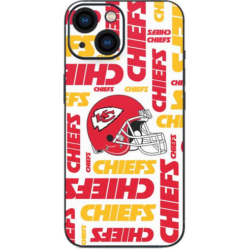 NFL Kansas City Chiefs White Blast iPhone 13 Mini Skin