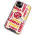 NFL Kansas City Chiefs White Blast iPhone 14 Clear Case