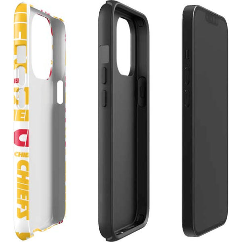 NFL Kansas City Chiefs White Blast iPhone 14 Pro Impact Case