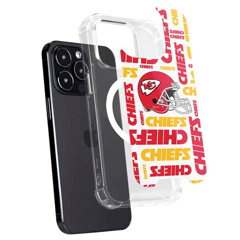 NFL Kansas City Chiefs White Blast iPhone 15 Pro Max MagSafe Case