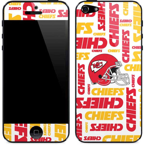 NFL Kansas City Chiefs White Blast iPhone 5/5s/5SE Skin