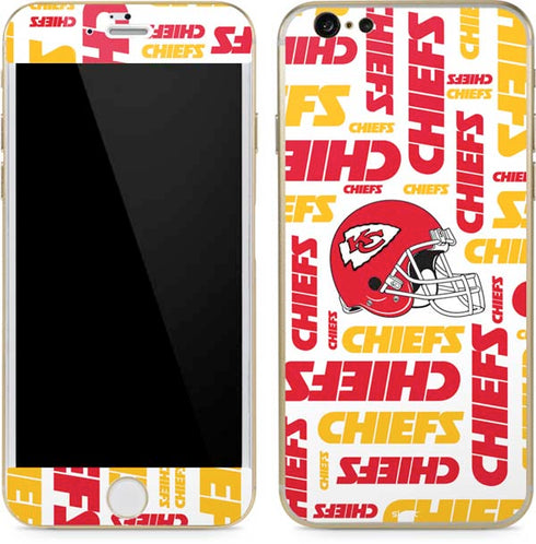 NFL Kansas City Chiefs White Blast iPhone 6/6s Skin