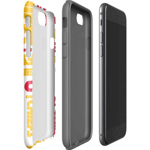 NFL Kansas City Chiefs White Blast iPhone SE (2nd & 3rd Gen) Pro Case