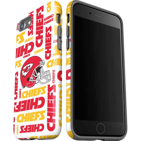 NFL Kansas City Chiefs White Blast iPhone SE (2nd & 3rd Gen) Pro Case