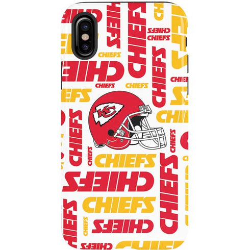 NFL Kansas City Chiefs White Blast iPhone X Pro Case