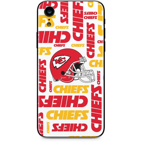 NFL Kansas City Chiefs White Blast iPhone XR Skin