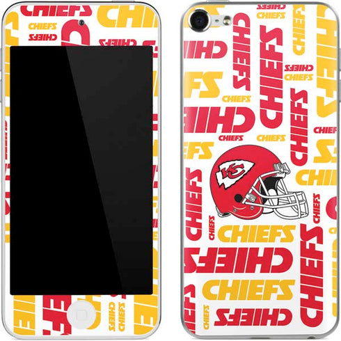 NFL Kansas City Chiefs White Blast Apple iPod Skin