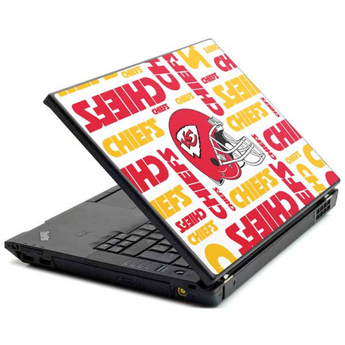 NFL Kansas City Chiefs White Blast Lenovo T420 Skin