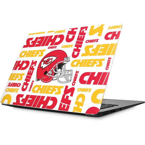 NFL Kansas City Chiefs White Blast Apple MacBook Skin