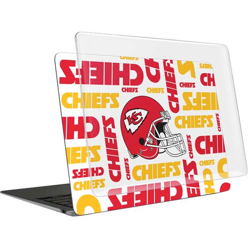 NFL Kansas City Chiefs White Blast MacBook Air 13in (2020) Case plus Skin