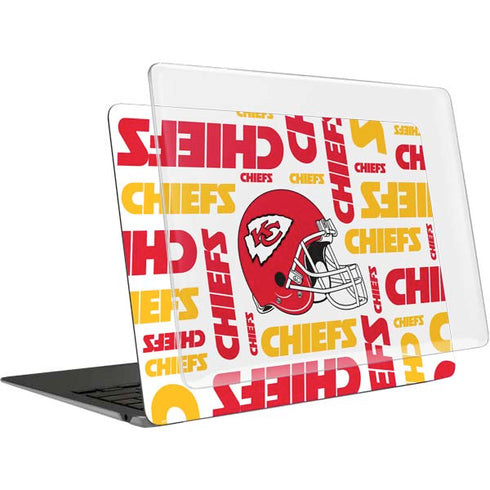 NFL Kansas City Chiefs White Blast MacBook Air 15in (2023-2025) Case plus Skin