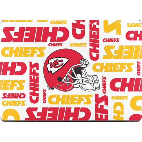 NFL Kansas City Chiefs White Blast MacBook Pro 14in (2021-24) Skin