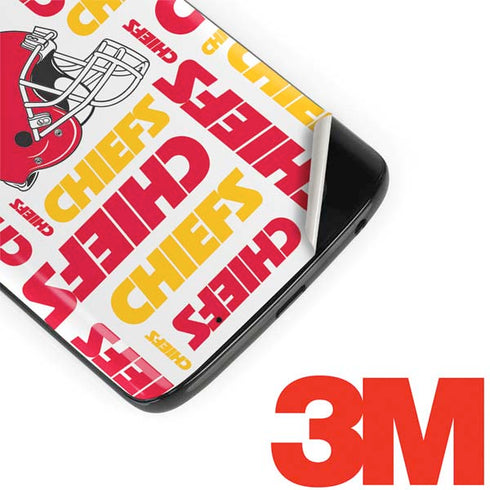 NFL Kansas City Chiefs White Blast Moto G6 Skin
