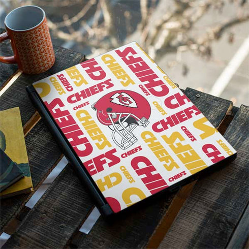 NFL Kansas City Chiefs White Blast MSI GS65 Stealth Laptop Skin