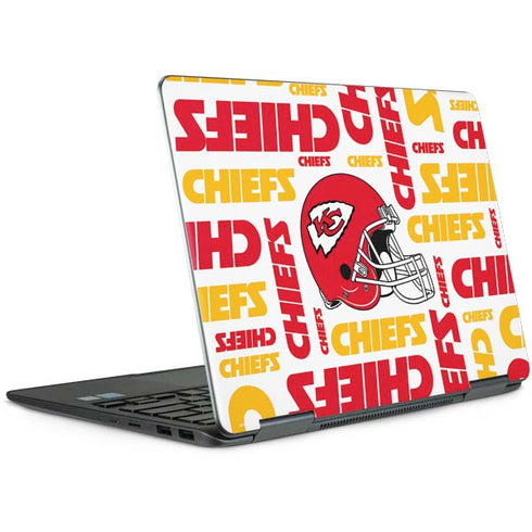 NFL Kansas City Chiefs White Blast Notebook 9 Pro 13in (2017) Skin