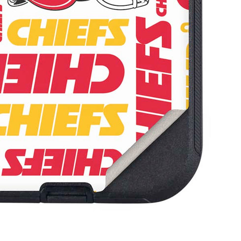 NFL Kansas City Chiefs White Blast Otterbox Defender iPhone Skin