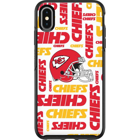 NFL Kansas City Chiefs White Blast Otterbox Symmetry iPhone Skin