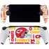 NFL Kansas City Chiefs White Blast PlayStation Portal Remote Player Skin