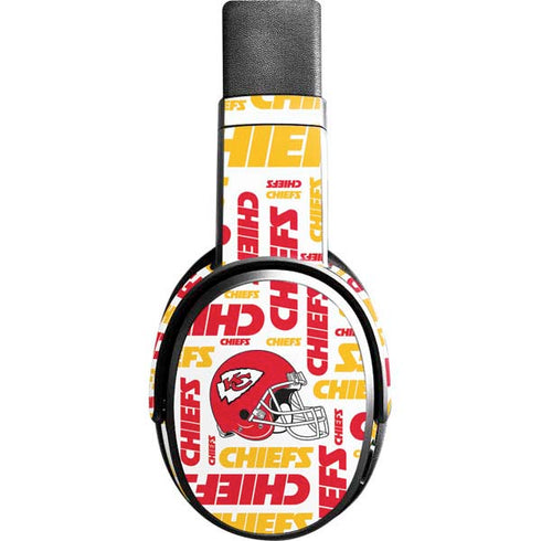 NFL Kansas City Chiefs White Blast Skullcandy Crusher Wireless Skin