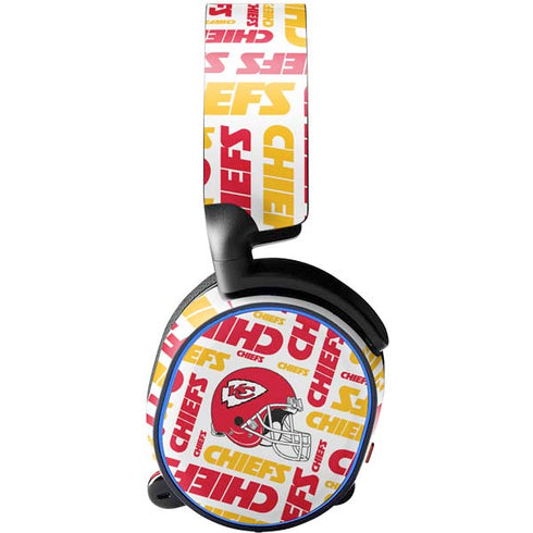 NFL Kansas City Chiefs White Blast SteelSeries Arctis 5 Skin