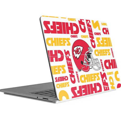 NFL Kansas City Chiefs White Blast Surface Laptop Studio Skin