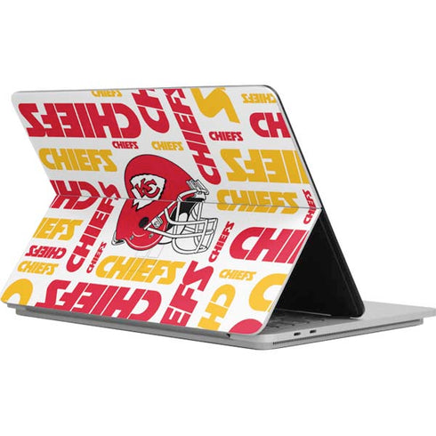 NFL Kansas City Chiefs White Blast Surface Laptop Studio Skin