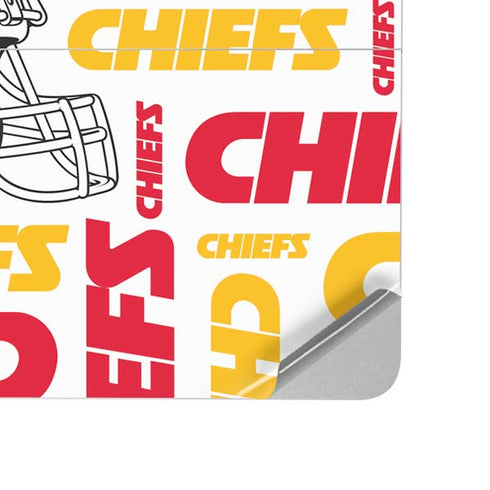 NFL Kansas City Chiefs White Blast Surface Laptop Studio Skin
